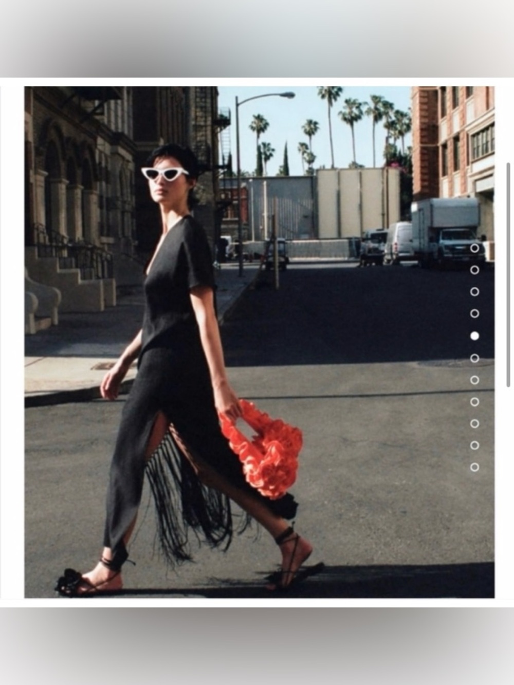 Zara Fringed Linen Tunic Dress - Picture 8 of 8